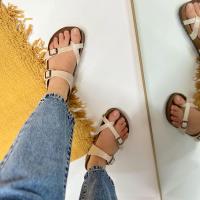 Birkenstock Çapraz Bej