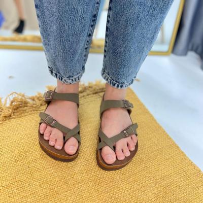Birkenstock Çapraz Haki