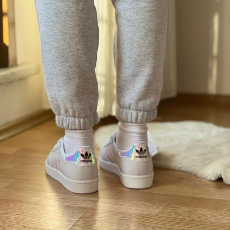 Adidas Süper Star İthal Beyaz Hologram