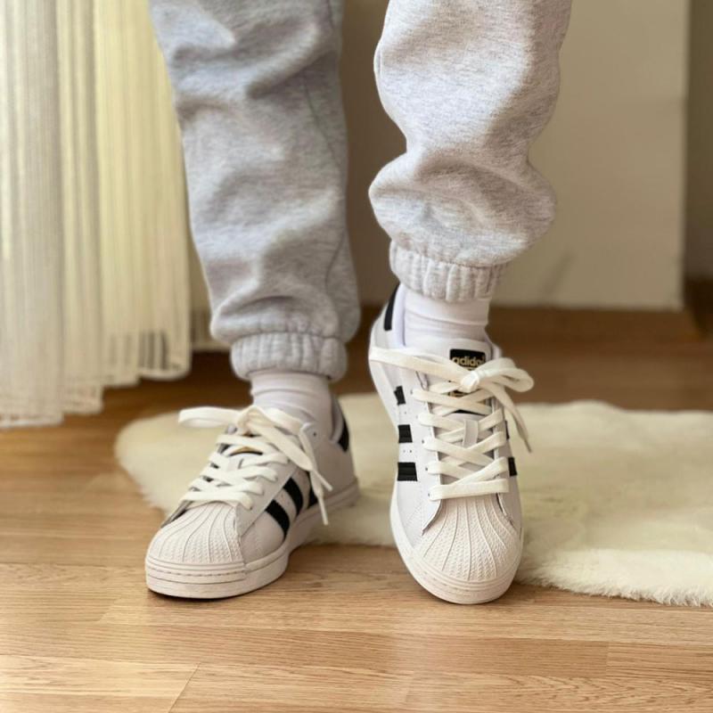Adidas Süper Star İthal Beyaz Siyah