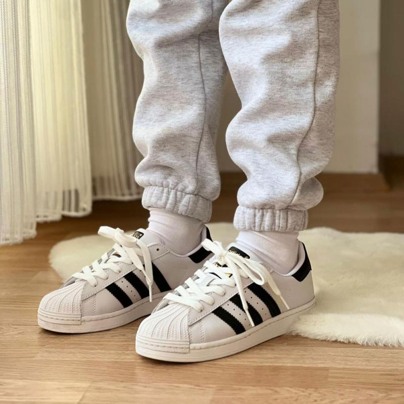 Adidas Süper Star İthal Beyaz Siyah