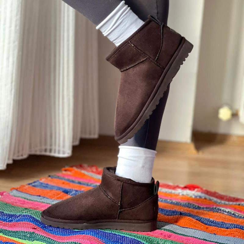 Ultra Mını Alçak Taban Bot Kahverengi