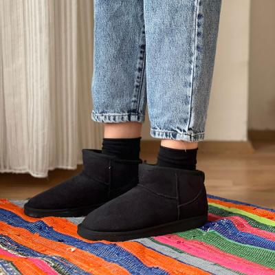 Ultra Mını Alçak Taban Bot Siyah